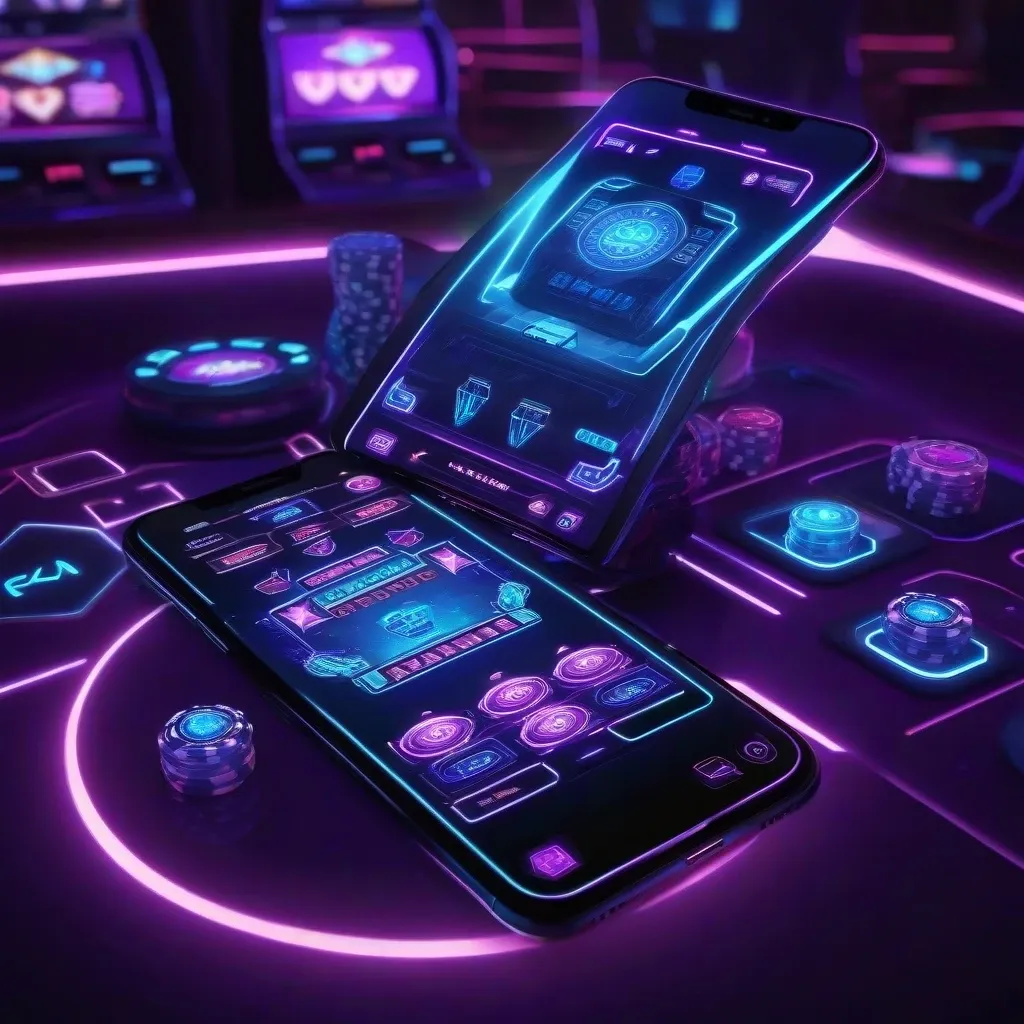 Neon Casino Interface